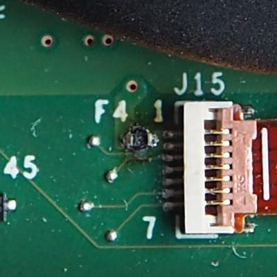 Fusible grillé en amont du ventilateur